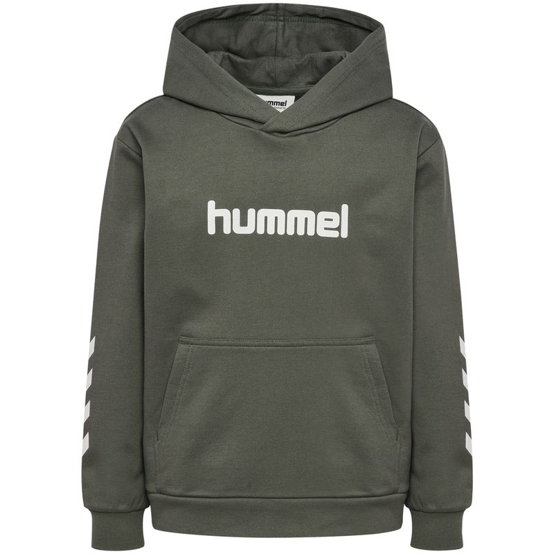 Hummel Hmljr Logo hettegenser til barn, Castor Gray