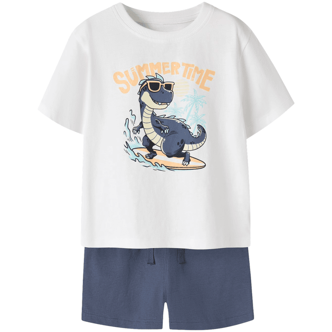Hovedbilde Name It Nmmvigor shorts-sett til småbarn, Bright ...