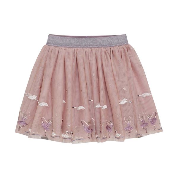 Hovedbilde Minymo tyllskjørt til barn, Shadow Gray