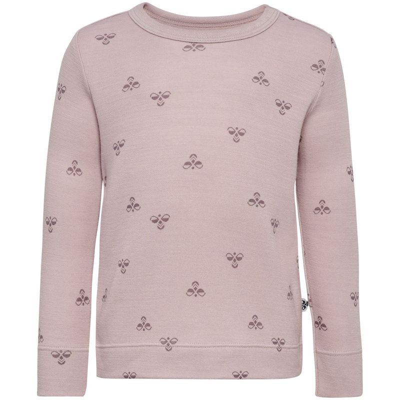 Hummel Hmlmini genser i ull/viskose til barn, Cloud Gray