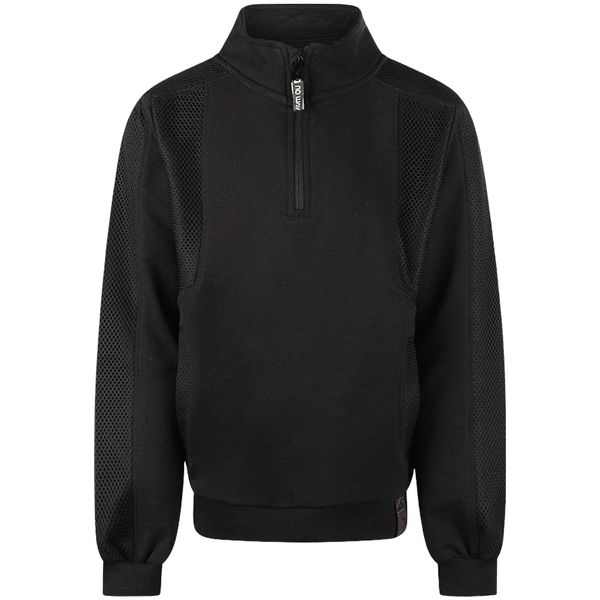 Hovedbilde No Way Monday half-zip sweatshirt til barn, Black