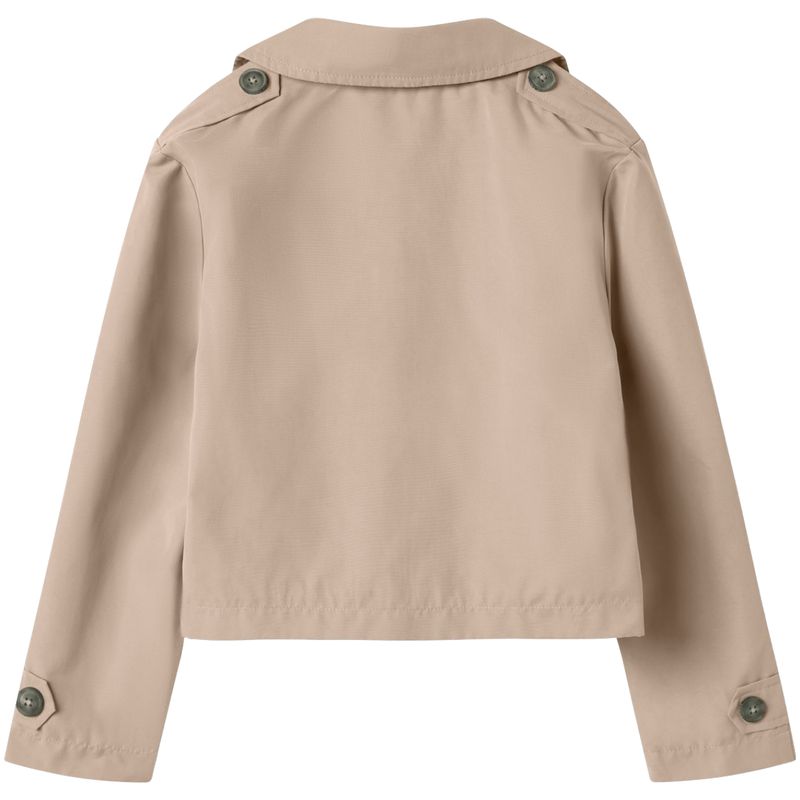Name It Nkfmadelin kort trenchcoat til barn, Savannah Tan