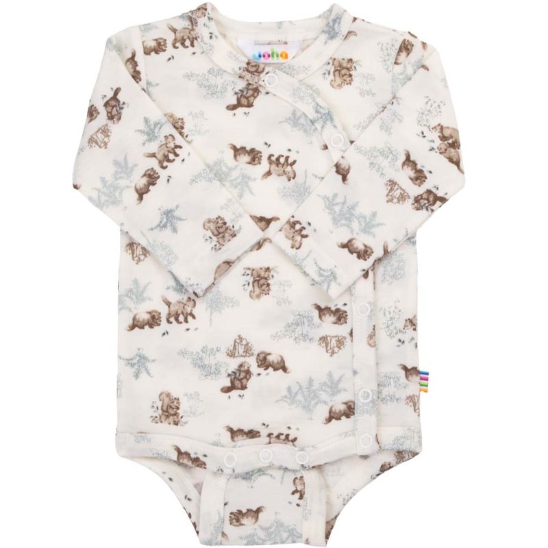 Joha omslagsbody i ull, Off white
