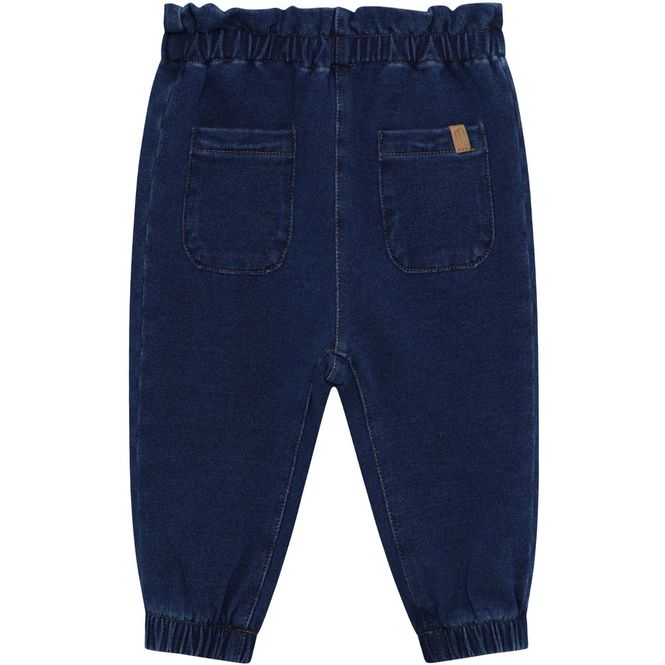 Hovedbilde Minymo myke jeans til baby, Dark Sapphire