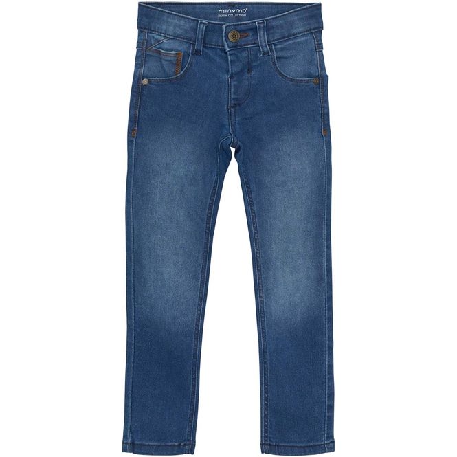 Hovedbilde Minymo slim-fit jeans til barn, Denim