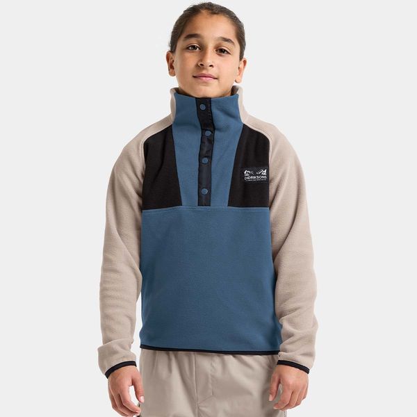 Hovedbilde Didriksons Yokto fleecegenser til barn, Blue Fog