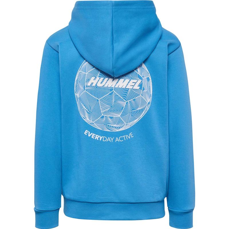 Hummel Casper hettegenser til barn, Lichen Blue