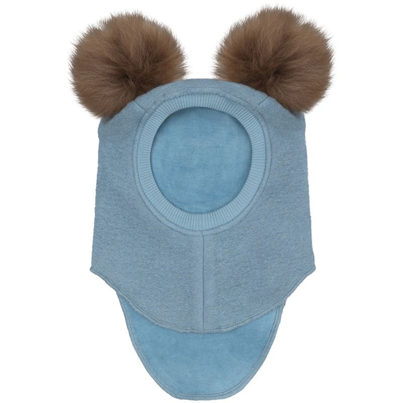 HUTTEliHUT balaclava i ull m/alpakkadusker, Windward Blue