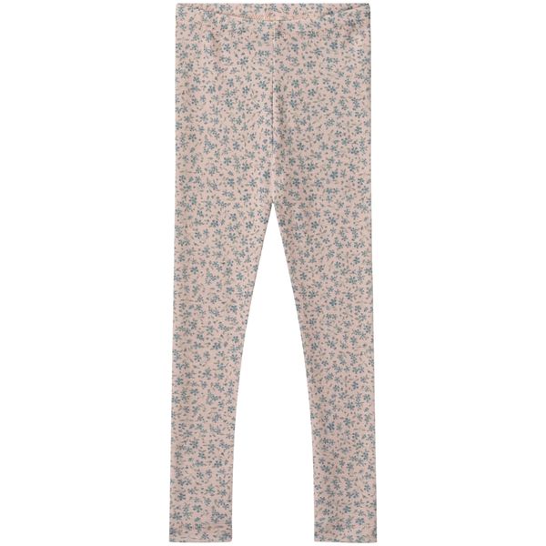 Hovedbilde Wheat Agi leggings i ull, Blue Flowers