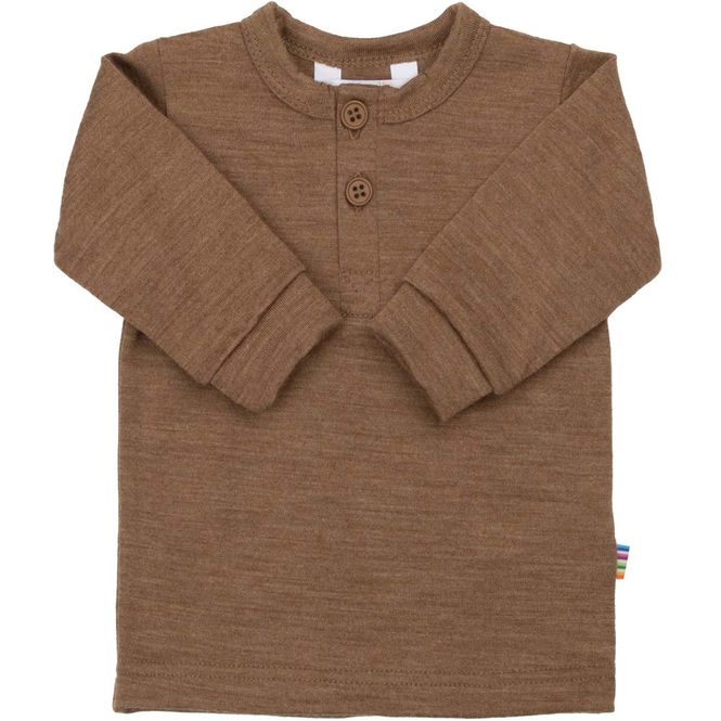 Hovedbilde Joha genser i ull til småbarn, Warm brown
