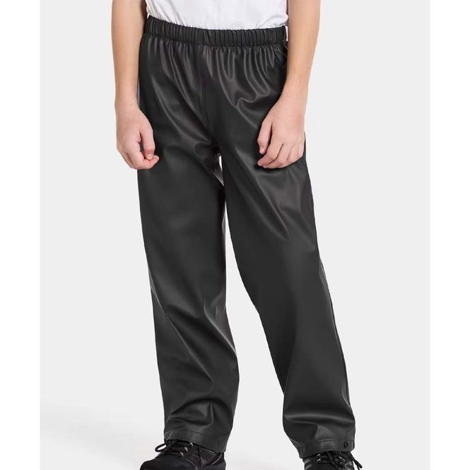 Hovedbilde Didriksons Hepta Kids Pant 3 regnbukse, Black