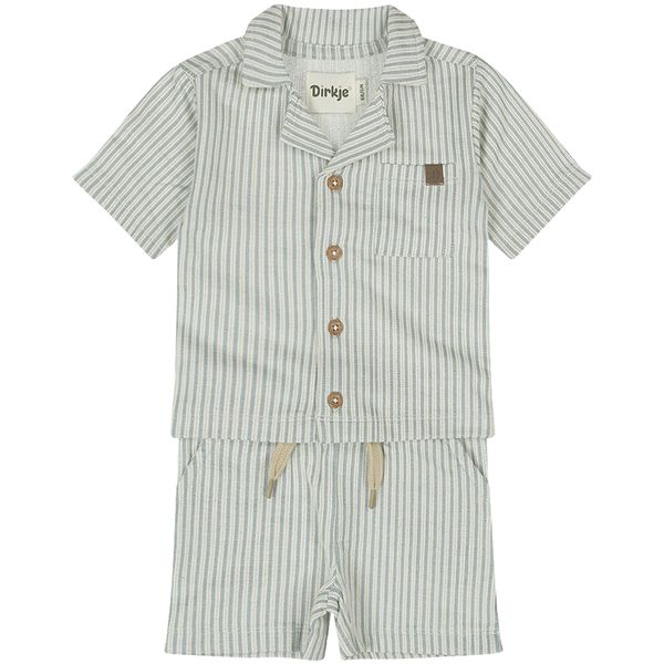 Hovedbilde Dirkje shorts-sett til småbarn, Blue stripe