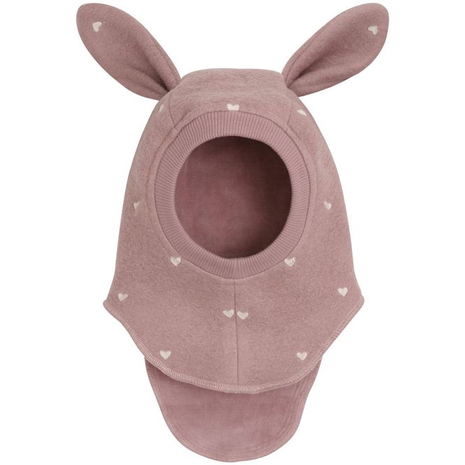 Hovedbilde HUTTEliHUT balaclava i ull m/ører og broderi, ...