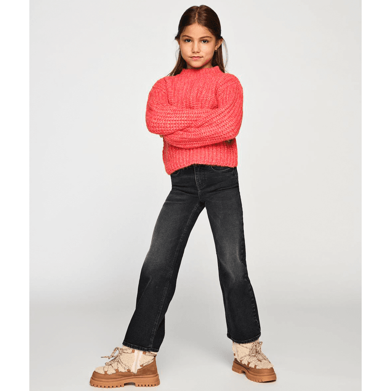 Kids Only Kogjuicy Wide Leg jeans til barn, Washed Black