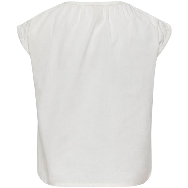 Kids Only Kmglina bluse til småbarn, Cloud Dancer