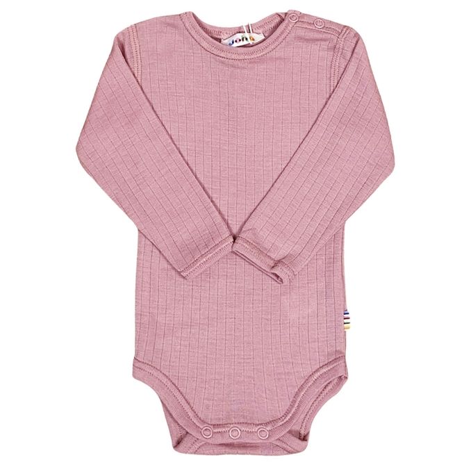 Hovedbilde Joha ribb body i ull, Old Rose