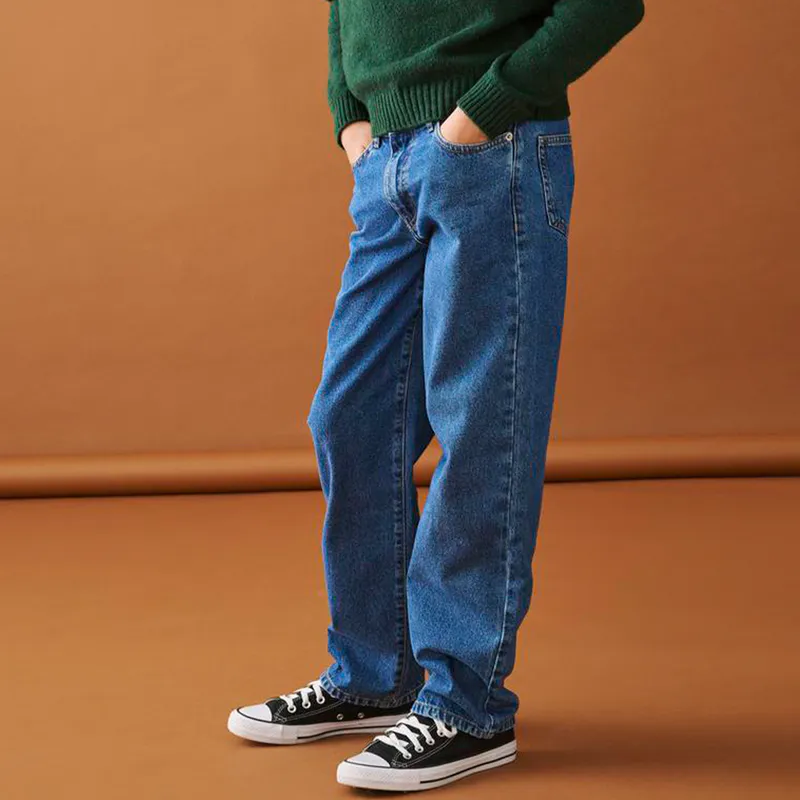 Only & Sons Osjfade Loose jeans til barn, Medium Blue Denim