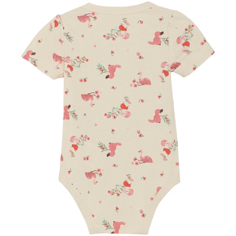 CeLaVi kortermet body i bambus, Powder Pink