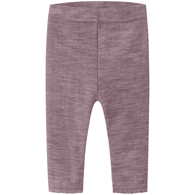 Hovedbilde Name It Nbfwang Needle leggings i ull, Toadstool