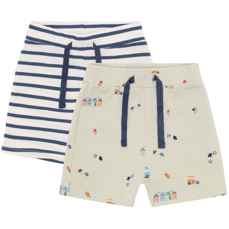Hust and Claire Hchau 2-Pack shorts til baby, Green Foam
