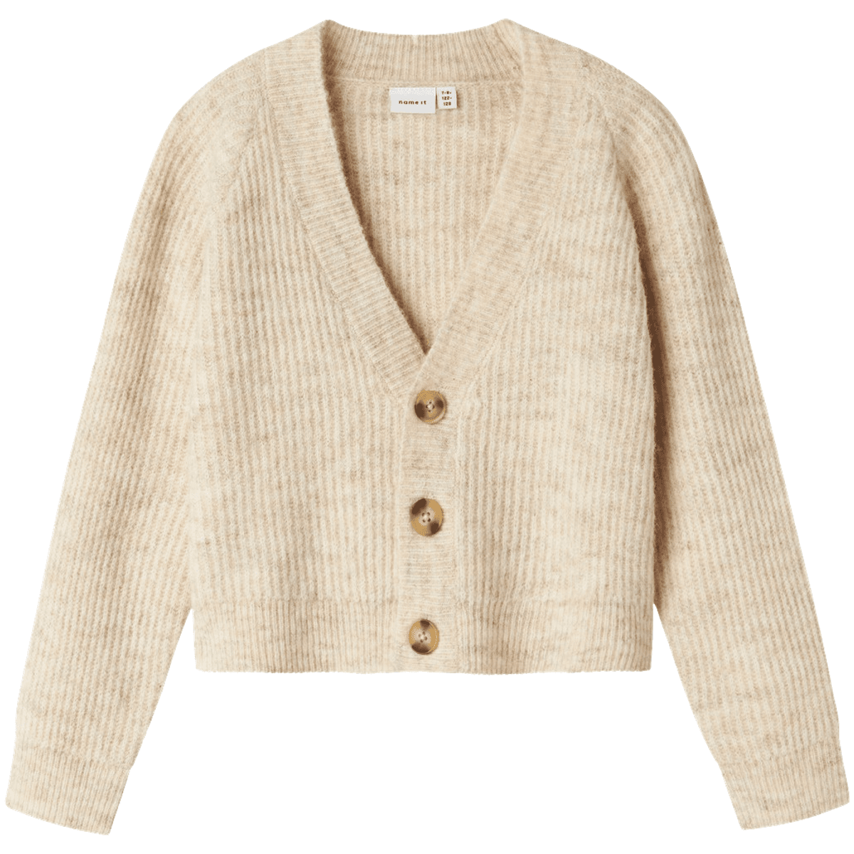 Name It Nkfholly strikket cardigan til barn, Pure Cashmere