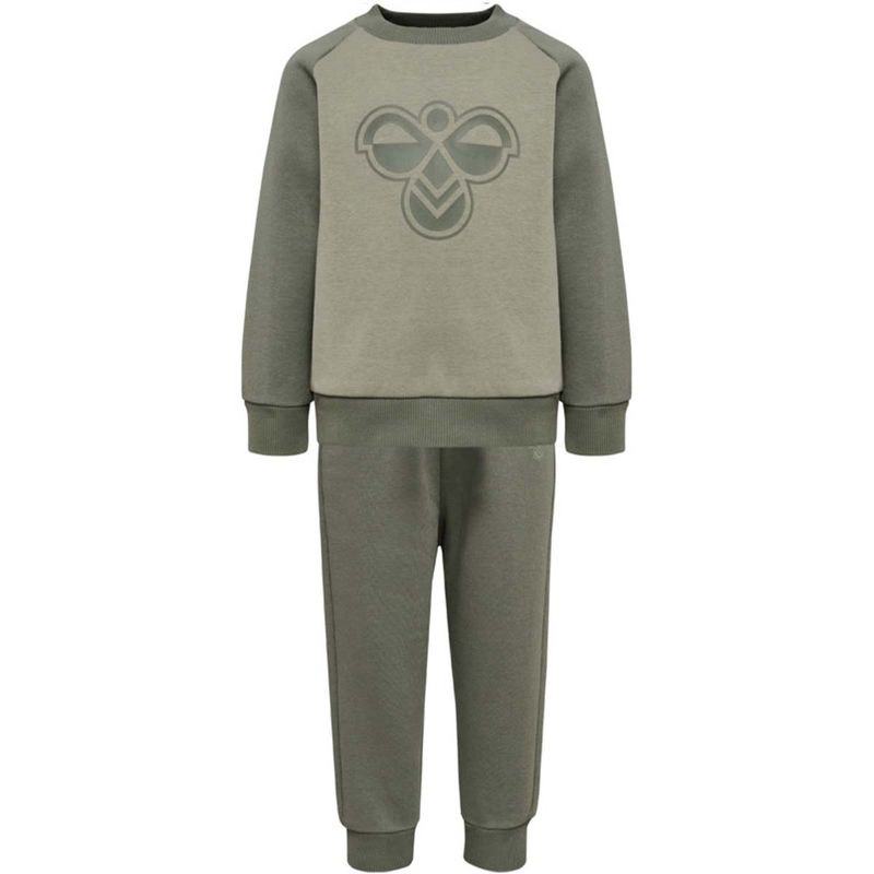 Hummel x DressMyKid Bumble joggedress-sett, Castor Gray