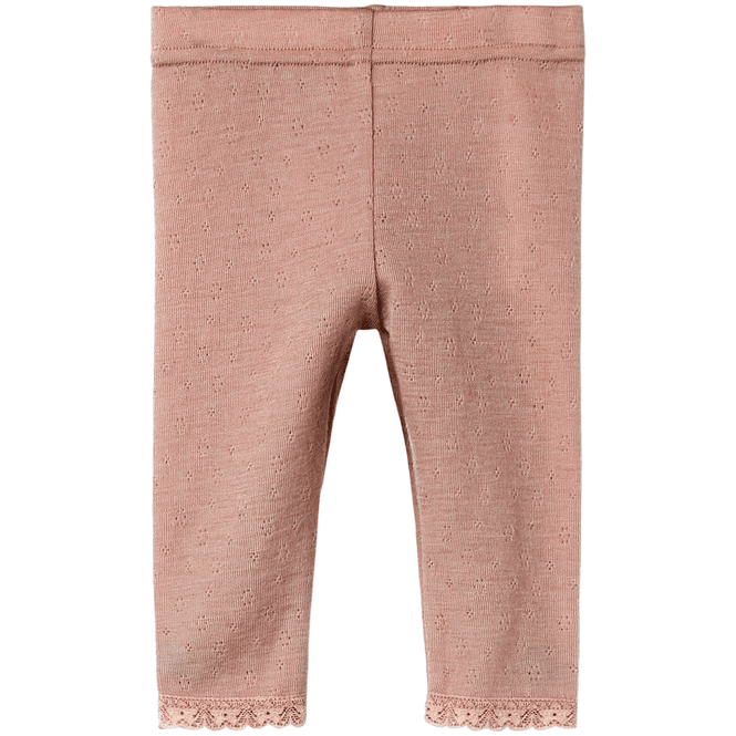 Hovedbilde Lil' Atelier Nbfnoel leggings i ull til baby, ...