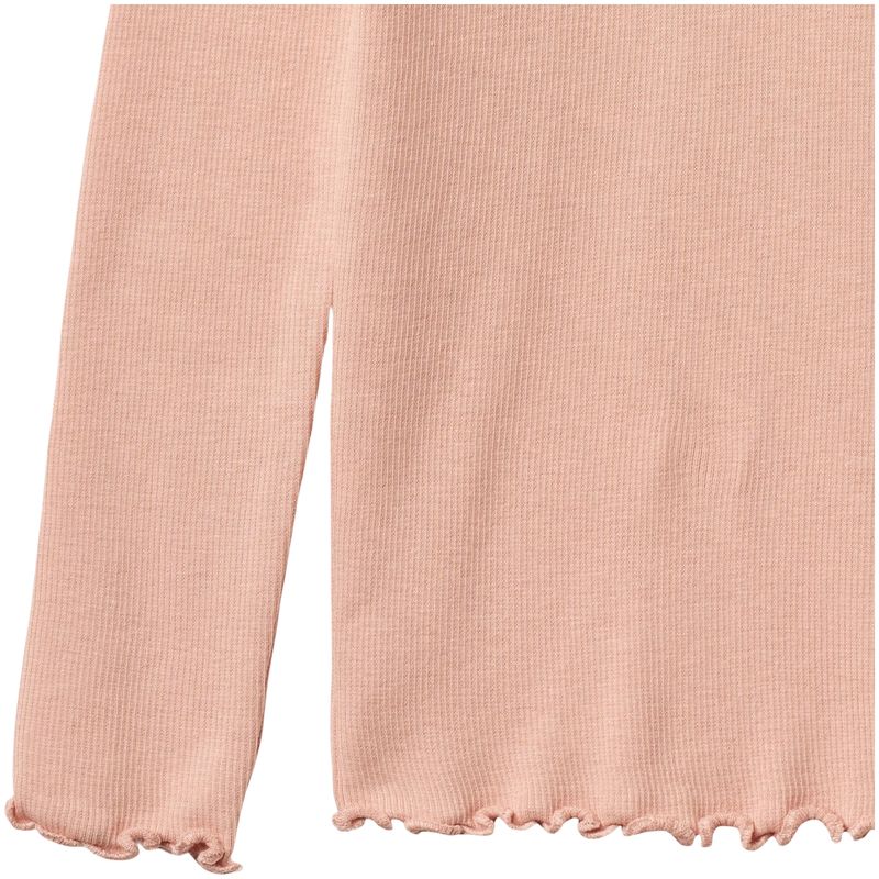 Wheat Reese ribb genser til barn, Rose Cloud
