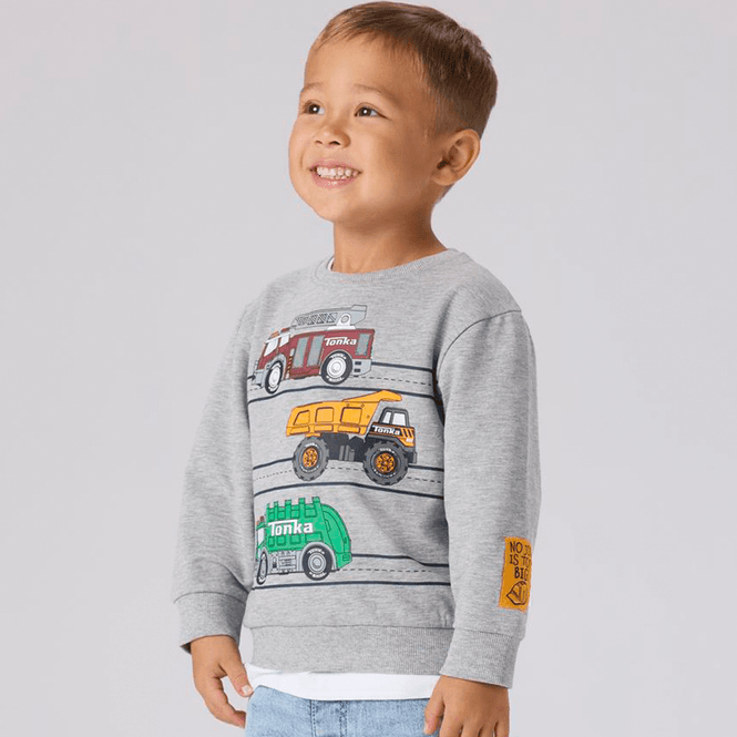 Hovedbilde Name It Nmmjorge Tonka sweatshirt til småbarn, ...