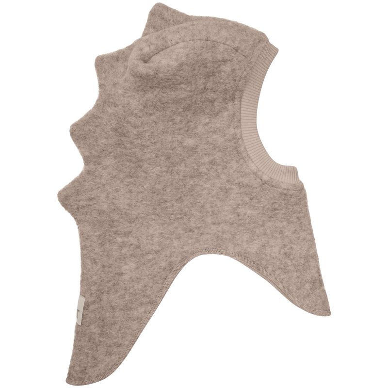 HUTTEliHUT Balaclava lue dino tovet ull, Camel Melange