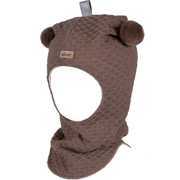 Hovedbilde Kivat balaclava vinterlue med dusker, ...