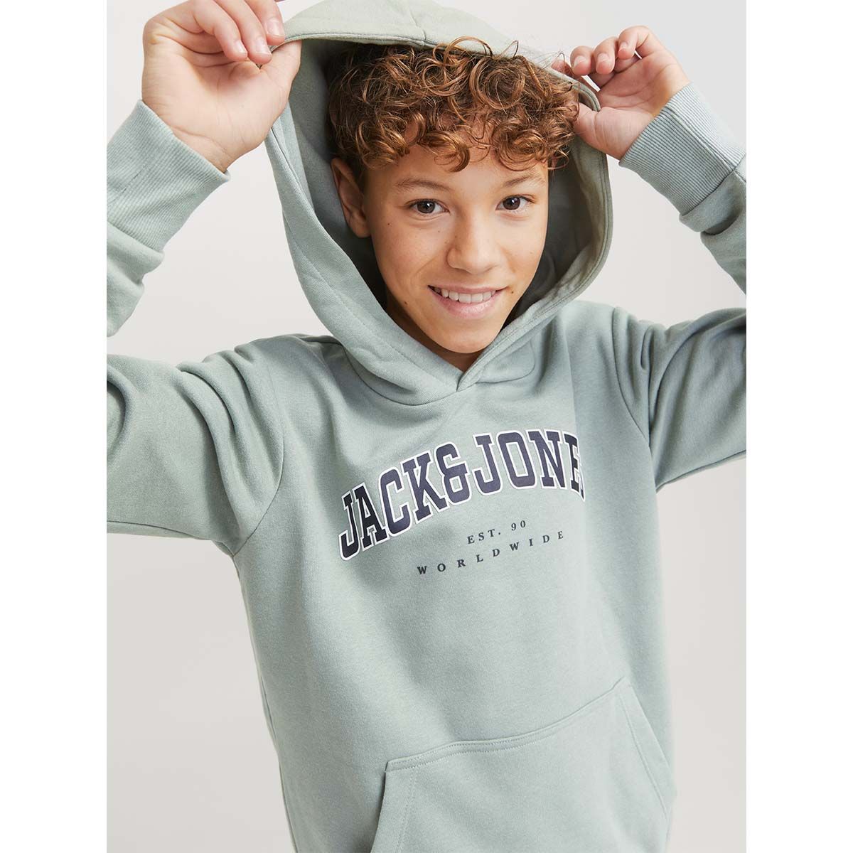 Jack and Jones Junior Caleb hettegenser, Iceberg Green