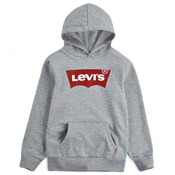Hovedbilde Levis Batwing hettegenser til barn, Grey Heather