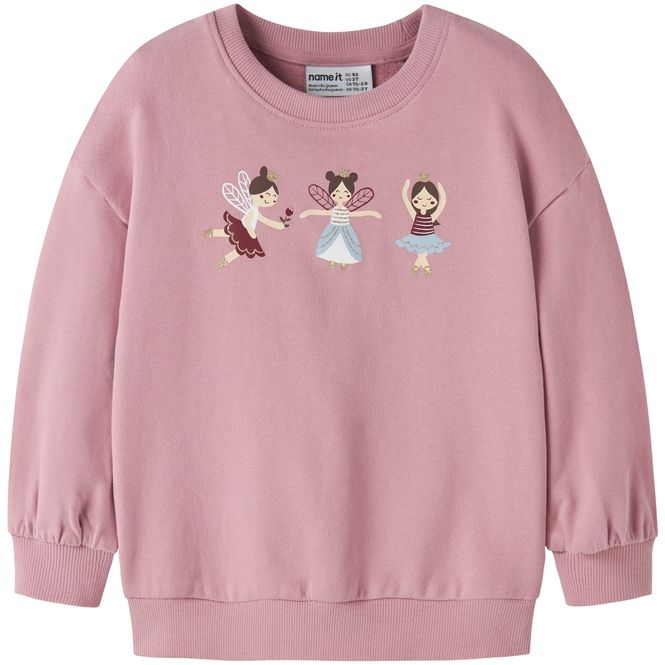 Hovedbilde Name It Nmfvalona sweatshirt til småbarn, Lilas