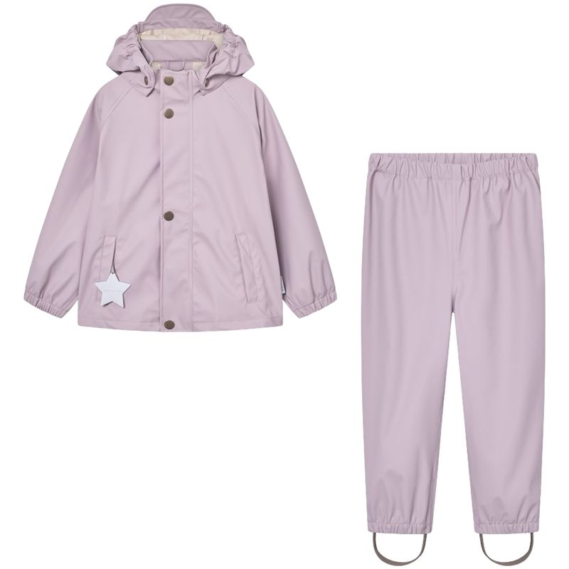 Mini A Ture Matreinar regnsett til barn, Cloud purple