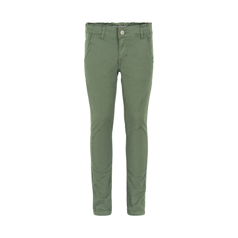 MinyMo twill bukse til barn, grønn