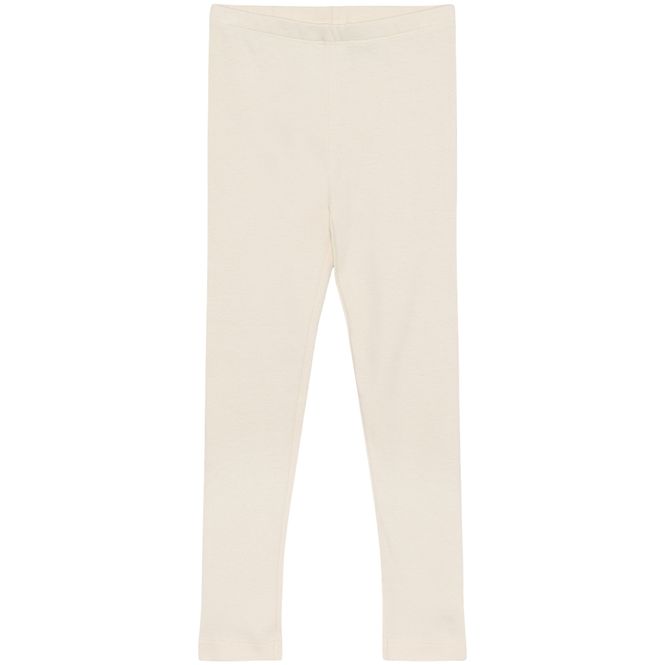 Hovedbilde HUTTEliHUT Rib leggings til barn, Antique White