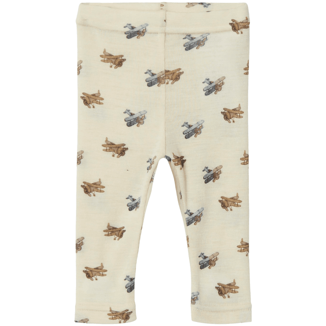 Hovedbilde Lil' Atelier Nbmnalu leggings i ull/modal baby, ...
