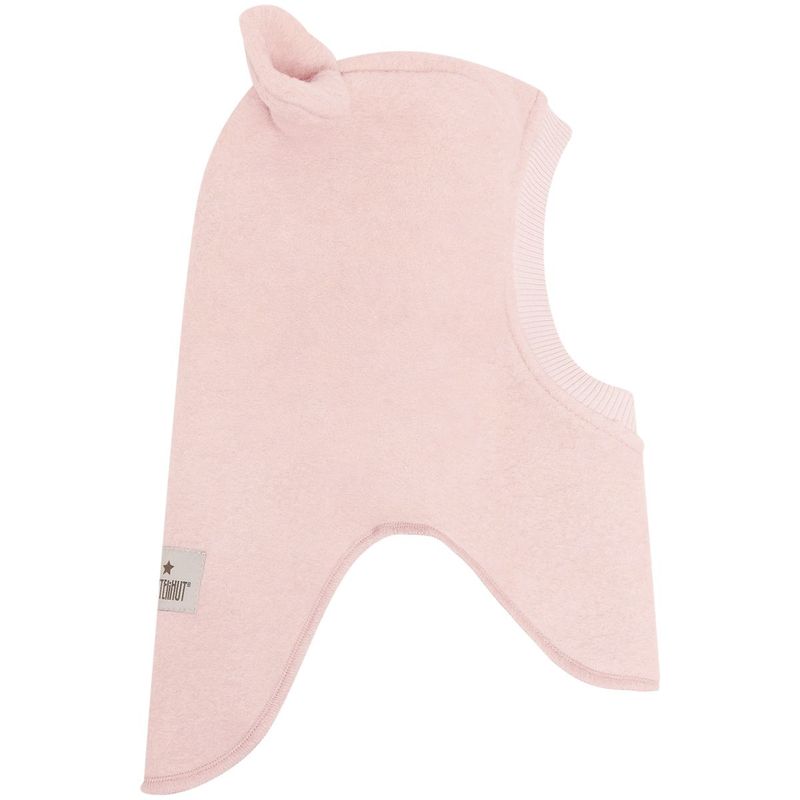 HUTTEliHUT balaclava i ull m/ører, Rose Smoke