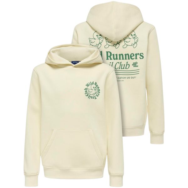 Hovedbilde Only & Sons Osjdaniel hettegenser til barn, Birch