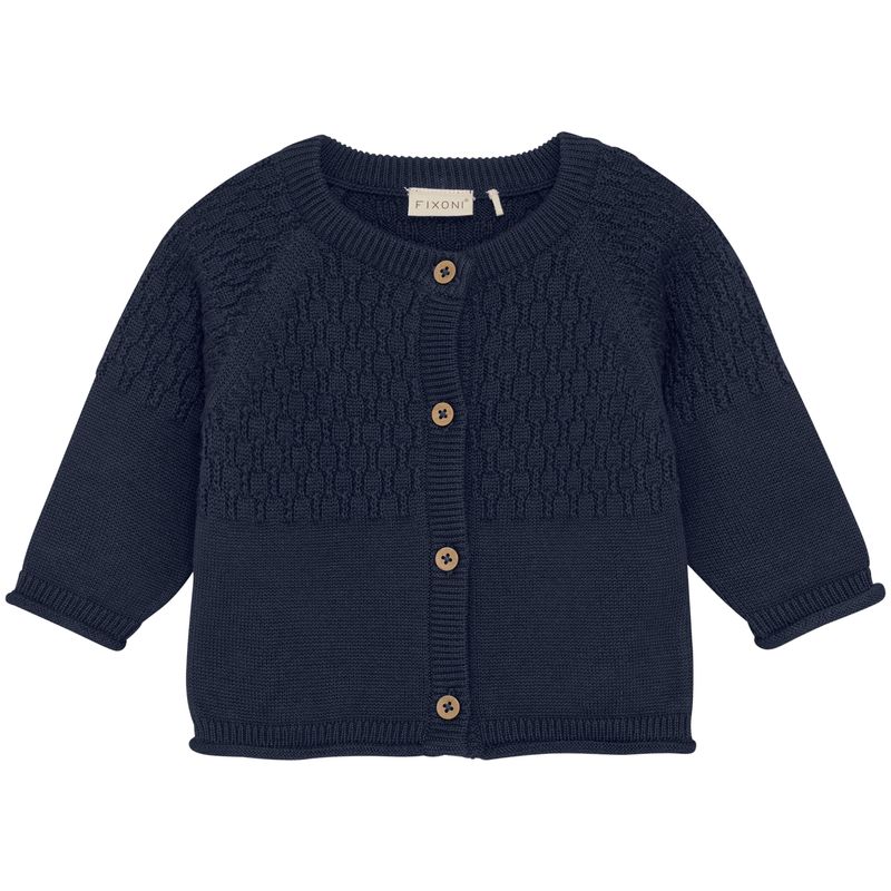 Fixoni cardigan til baby, Navy Blazer