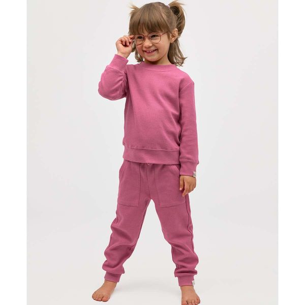 Hovedbilde Gullkorn Migma joggedress-sett til barn, Rosa