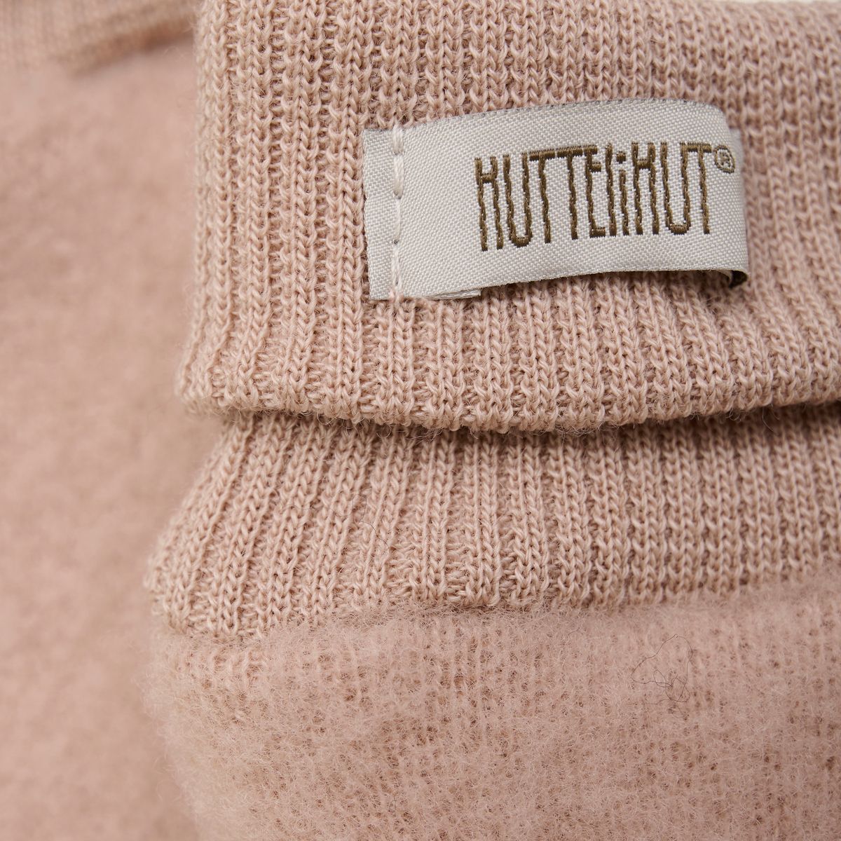 HUTTEliHUT Ullfleece votter 2-lags, Mahogany Rose