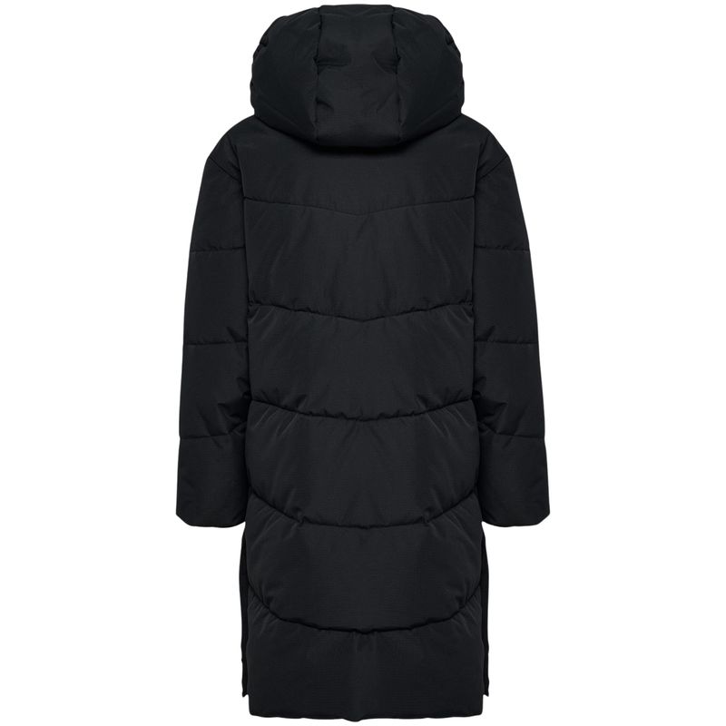Hummel jr Puffer lang vinterjakke til barn, Black