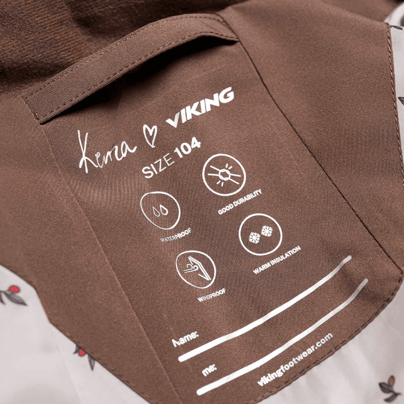 Kenza X Viking vinterjakke til barn, Dark Brown