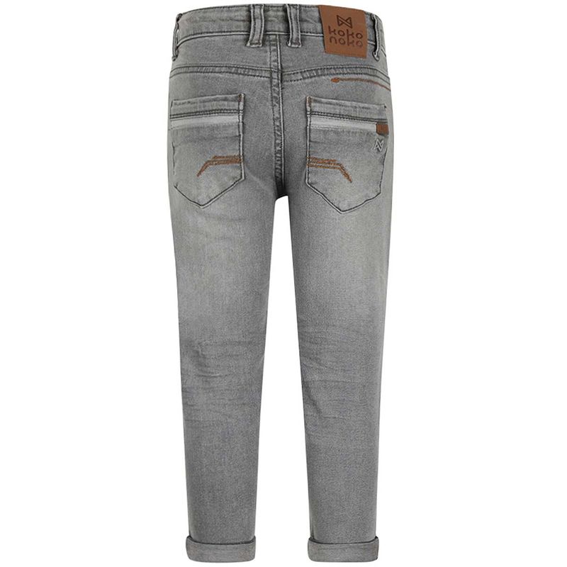 Koko Noko loose-fit jeans til barn, Dark Grey