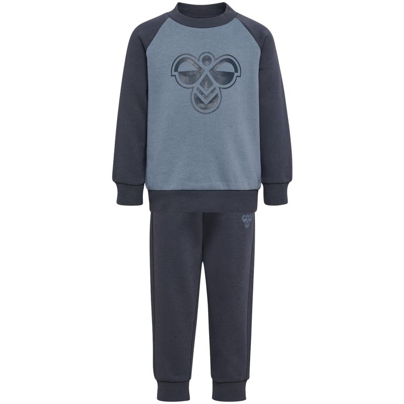 Hummel Mini Reg Bumble joggedress-sett, Ombre Blue