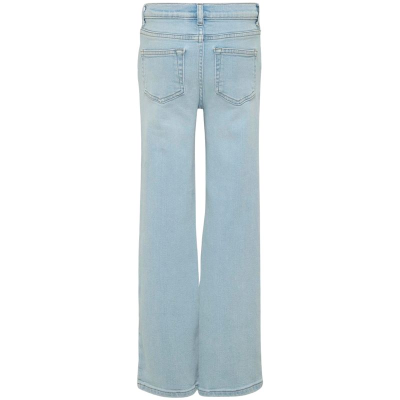 Kids Only Kogjuicy wide-fit jeans til barn, Light Blue Denim
