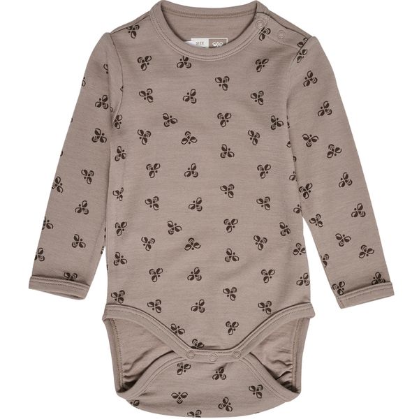 Bilde av Hummel Bambo body i ull/bambus, Fungi/Major Brown