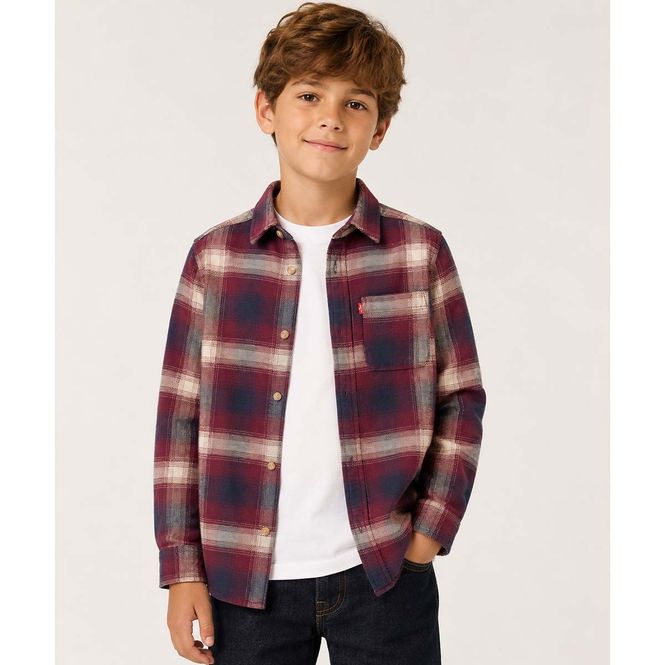Hovedbilde Levis Shadow overshirt til barn, Tawny Port